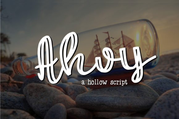Ahoy: A Whimsical Font for Coastal and Adventure Design
