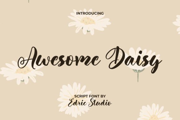 Awesome Daisy: A Script Font for Elegant Branding
