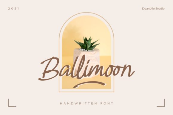Ballimoon: Elevating Designs with Elegant Script Typography