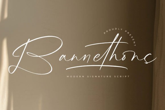 Bannethons: Elevate Your Projects with Modern Script Elegance