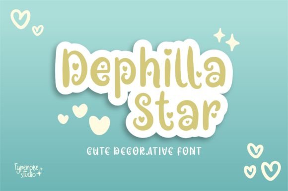Dephilla Star: A Playful Font for Enchanting Design