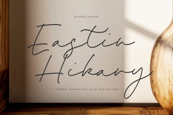 Eastin Hikary: The Modern Handwritten Script Font