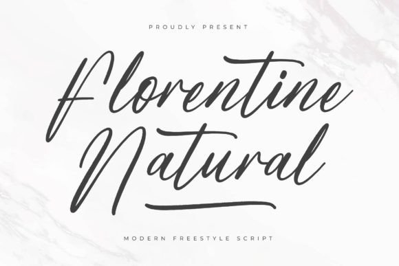 Florentine Natural: Elevate Your Design with Handwritten Elegance