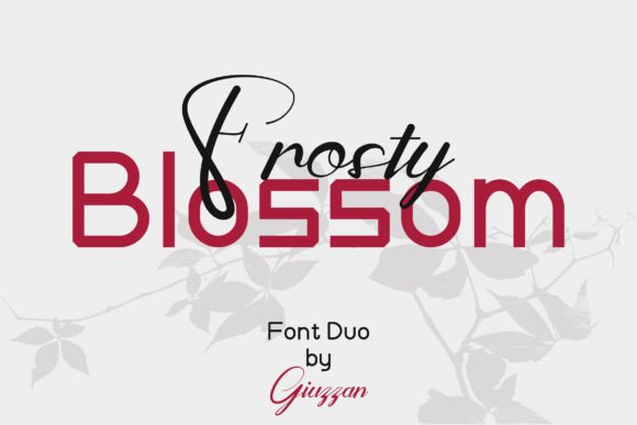 Frosty Blossom Font Duo: Elevate Your Creative Projects