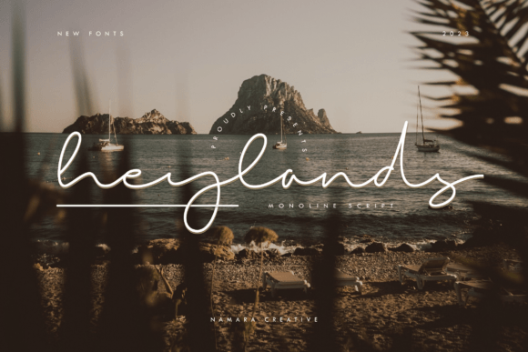 Heylands: A Nature-Inspired Script for Modern Design
