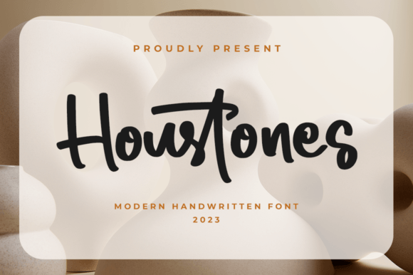 Houstones: A Modern Script Font for Creative Design