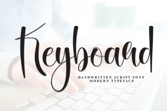 Keyboard: A Stylish Script Font for Modern Design