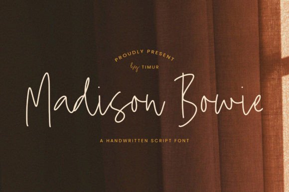 Madison Bowie: Elevating Design with Elegant Script
