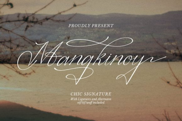 Mangkinoy: The Stylish Script Font for Elegant Design