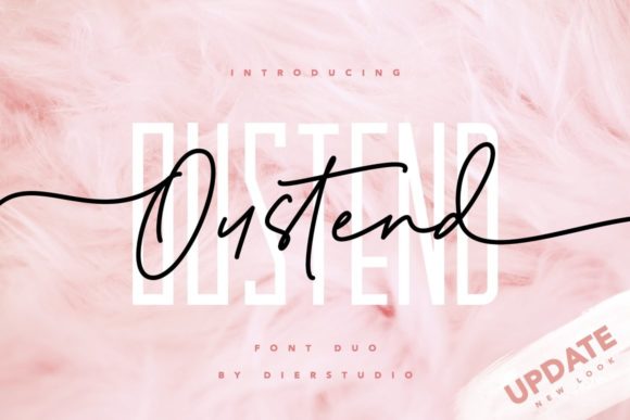 Oustend: A Dynamic Font Duo for Modern Design