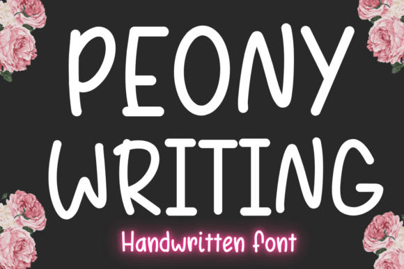 Peonywriting: Elevate Your Designs with Elegant Script Typography