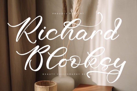 Richard Blooksy: The Luxury Script for Elevated Design