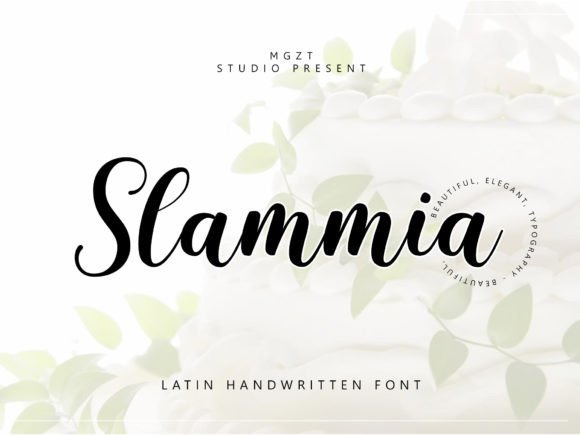 Slammia: The Handwritten Script for Elegant Design