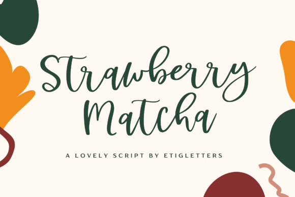 Strawberry Matcha: A Dynamic Brush Script for Modern Branding
