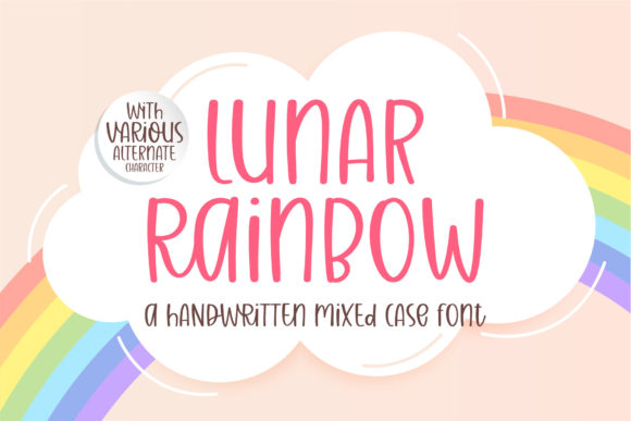 The Elegance of Lunar Rainbow: A Script Font for Modern Design