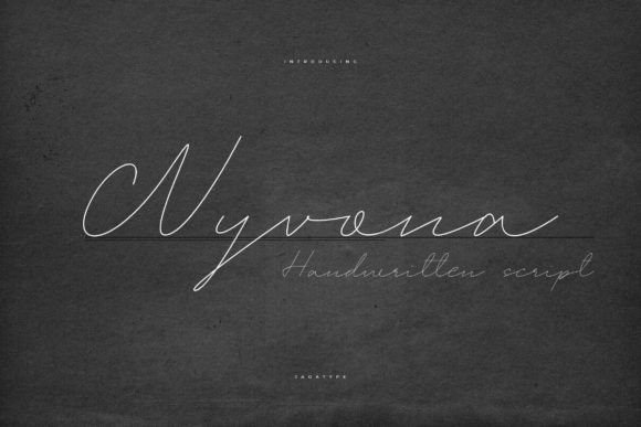 Wyvona: The Handwritten Script Font for Authentic Branding